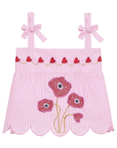 Sissel Edelbo - Wenke Top - Pink Stripes